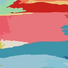 Fototapeta premium Canvas Pattern Background Template with Abstract Illustration use theme Pastel Colour