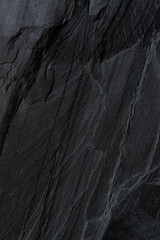 Dark grey black slate background or texture.