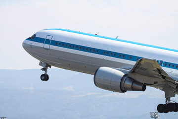 Obraz premium airplane in the airport