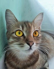 portrait of a cat