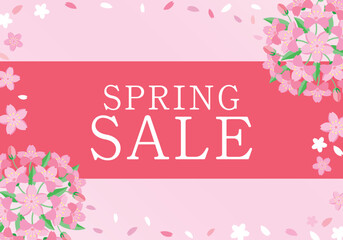 桜の花の背景素材