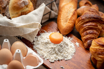 たくさんの種類のパン