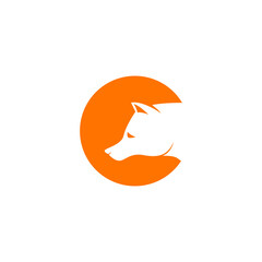 Fox icon logo design