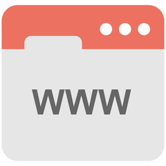 Www Vector Icon
