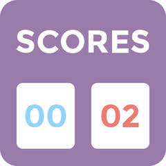 Scores Vector Icon