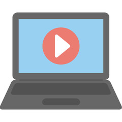 Online Video Vector Icon