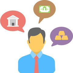 Banker Vector Icon