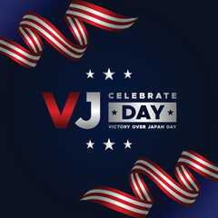 Celebtrate VJ Day Vector Image