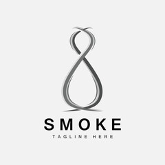 Steam Steam Logo Vector Hot Evaporating Aroma. Smell Line Illustration, Cooking Steam Icon, Steam Train, Baking, Smoking