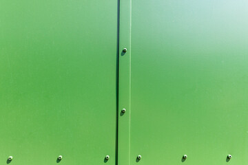 Part of the metal structure of an old steam locomotive