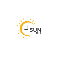 Fototapeta premium Sun Time logo