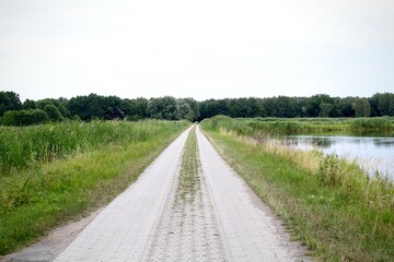 road in the countryside