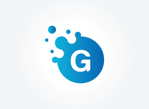Dots Letter G Logo. G Letter Design Vector with Dots. EPS 10. vector illustrator.