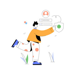 A flat illustration of social media 