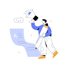 A handy flat illustration of  trading 