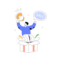 A flat illustration of project management 