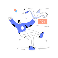 A character based flat illustration of business discussion 