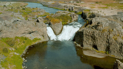 Naklejka na ściany i meble Iceland Waterfalls 