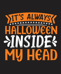 Halloween T-shirt Design Vector