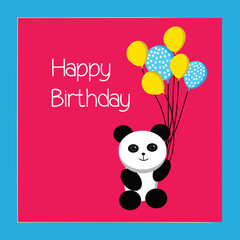 Happy Birthday Greeting Card Design