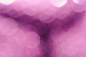 Pink violet abstract background with round bokeh circles