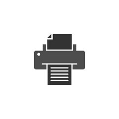 Printer icon design illustration