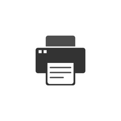 Printer icon design illustration