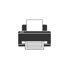 Printer icon design illustration