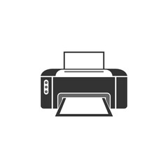 Printer icon design illustration