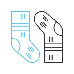 toe line icon, outline symbol, vector illustration, concept sign