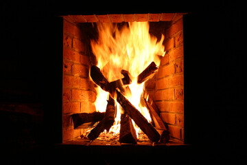 Chimenea y Fuego