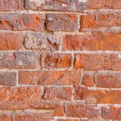 seamless texture of an old brick wall