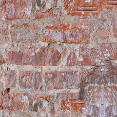 seamless texture of an old brick wall