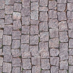 seamless texture of stone paving stones