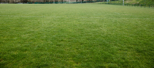 High angle view of soccer field © vectorfusionart