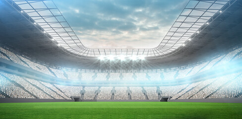 Soccer Stadium © vectorfusionart