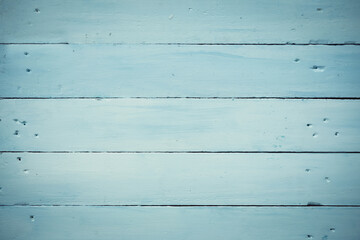 Naklejka premium Painted blue wooden planks