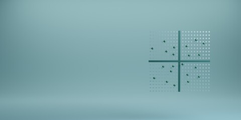 3d rendered learning infographic template