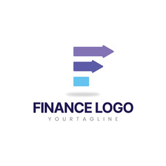 finance logo - wallet logo - letter mark logo