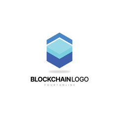 Crypto logo - digital currency logo - blockchain technology logo