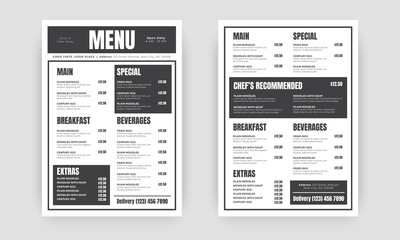 Restaurant menu template. social media marketing web banner template design. healthy food business online promotion flyer with abstract background, logo and icon. Sale cover.