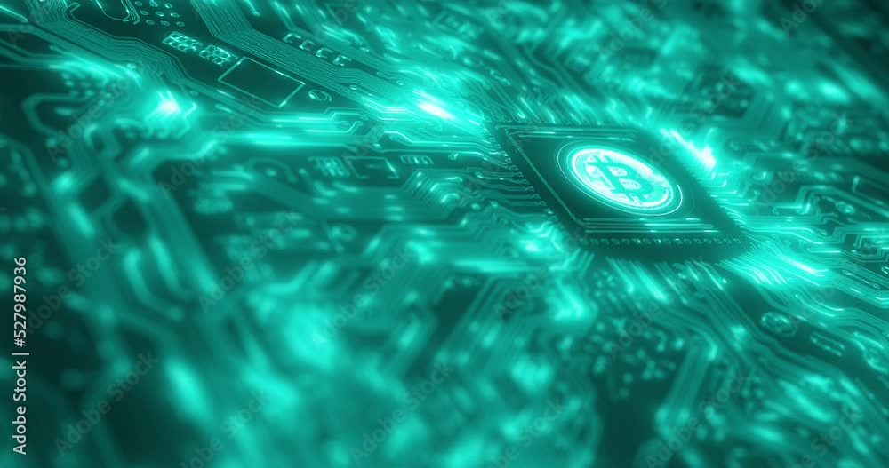 Poster Cloud computing, hardware innovation futuristic technology with neon lights and big data illustration. Electronic, ai programming process, energy and active motion of analytics and communication