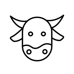 cow vector icon