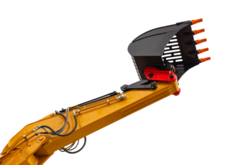 Bagger auf einer Baustelle