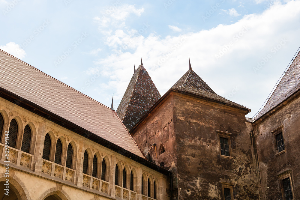 Wall mural corvin castle, hunyad castle or castelul corvinilor is a gothic castle located in transylvania, roma