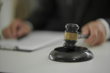 Lawyers having  Concepts of  Legal services at  office 