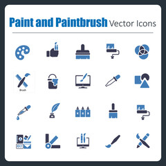 Paint and Paintbrush