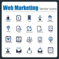 Obraz premium Web Marketing