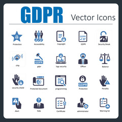 Naklejka premium GDPR