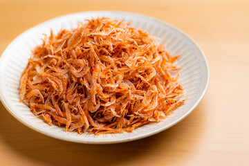 Dried shrimp prawn seafood cuisine